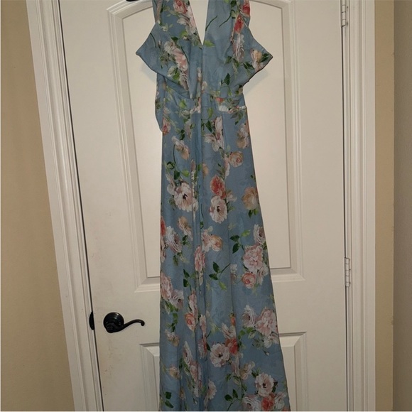 Yumi Kim Spencer blue floral Maxi Dress size medium - Picture 5 of 12